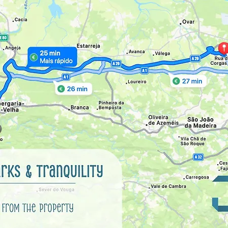 Hébergement de vacances Arada - 4 In 1 Private Property, Free Parking And Hot Tub Arada (Aveiro)